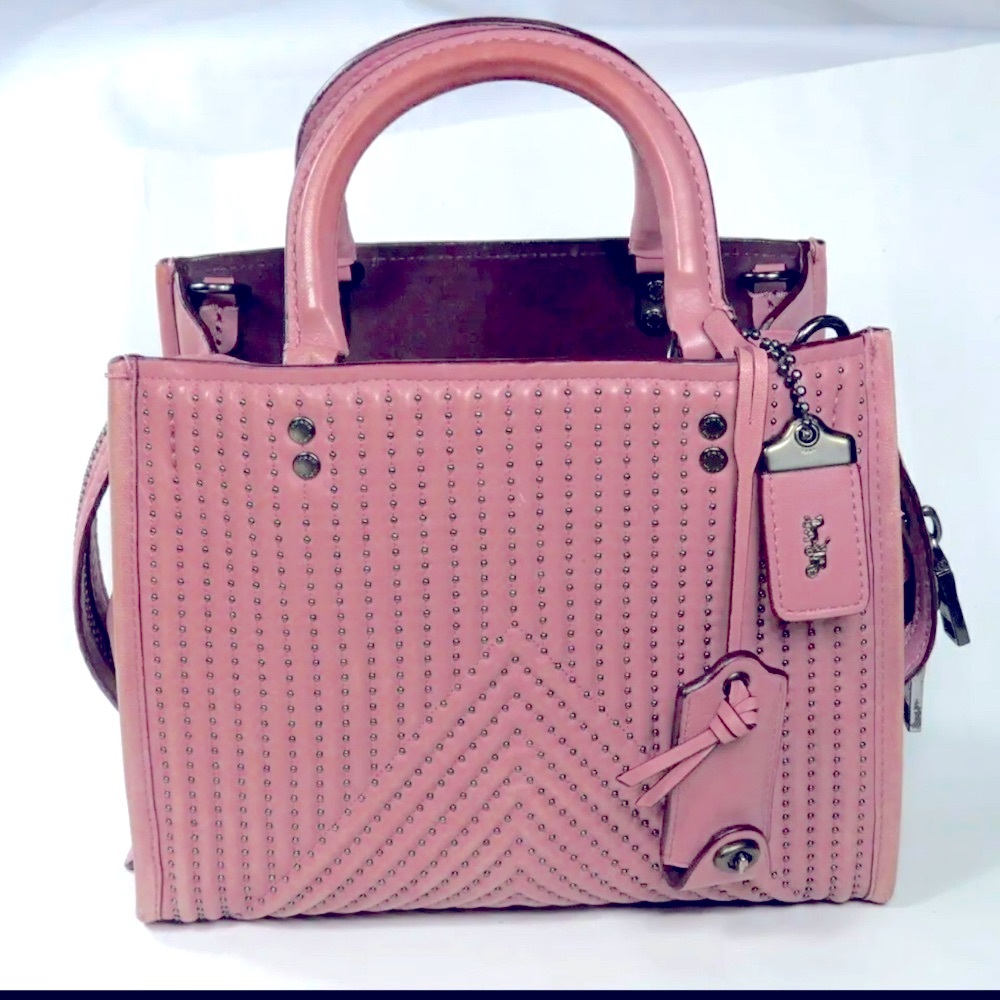 Coach Rogue 25 Womens Shoulder Bag Crossbody Quilted Nappa Leather M:G1773-22797